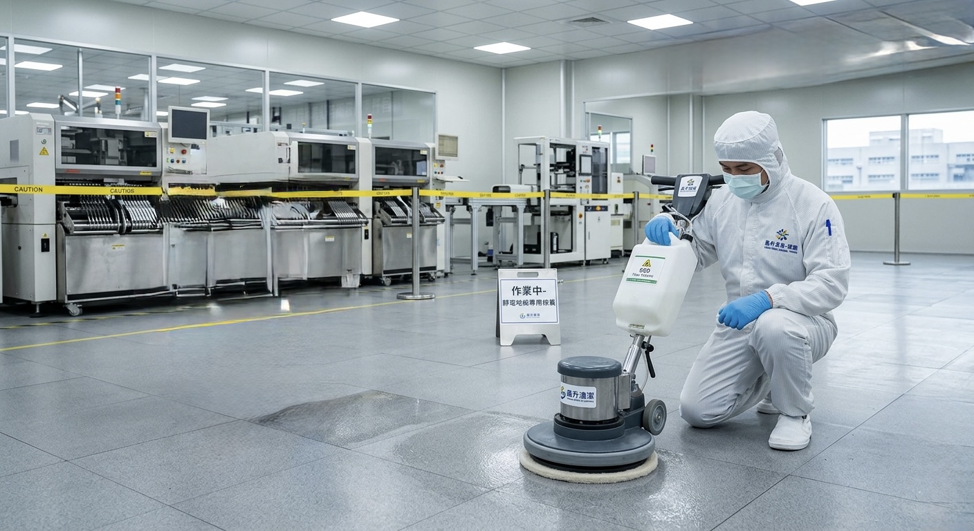 靜電地板清洗打蠟